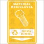 Material reciclável - Sucata de metal 